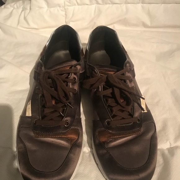 Gucci silk sneakers - Picture 2 of 4